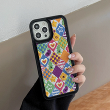 画像をギャラリービューアに読み込む, チェッカー柄 iphoneケース スマホケース