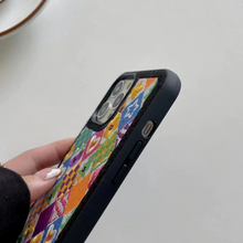 画像をギャラリービューアに読み込む, チェッカー柄 iphoneケース スマホケース