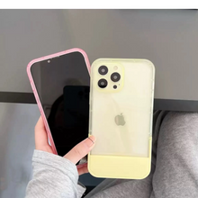 画像をギャラリービューアに読み込む, 韓国系半透明ハンドル付き iphoneケーススマホリングスタンドケース