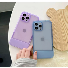 画像をギャラリービューアに読み込む, 韓国系半透明ハンドル付き iphoneケーススマホリングスタンドケース