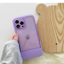 画像をギャラリービューアに読み込む, 韓国系半透明ハンドル付き iphoneケーススマホリングスタンドケース