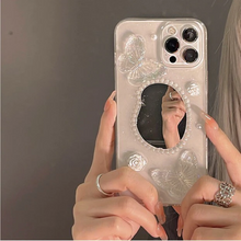 画像をギャラリービューアに読み込む, スマホケース iPhoneケース スマホ ケース オーロラ パール 韓国っぱかわいいケース