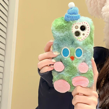 画像をギャラリービューアに読み込む, 韓国スタイルのiphoneケースふわふわのファー素材