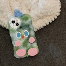 画像をギャラリービューアに読み込む, 韓国スタイルのiphoneケースふわふわのファー素材