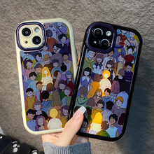 画像をギャラリービューアに読み込む, iPhone14 ケース かわいい アイフォンケース カップル お おしゃれ 携帯ケースiPhone ケース