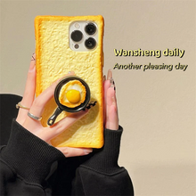 画像をギャラリービューアに読み込む, iphoneケース目玉焼き スマホグリップシリコンiphone 13 iphone 14