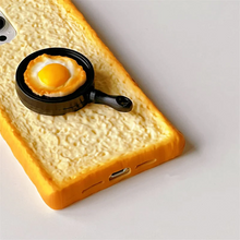 画像をギャラリービューアに読み込む, iphoneケース目玉焼き スマホグリップシリコンiphone 13 iphone 14