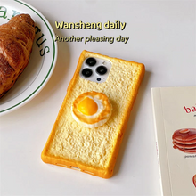 画像をギャラリービューアに読み込む, iphoneケース目玉焼き スマホグリップシリコンiphone 13 iphone 14