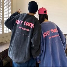 画像をギャラリービューアに読み込む, 男女兼用ス プルオーバー スウェットシャツ オーバーサイズ ルーズ トップ