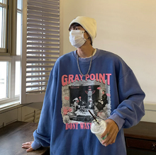 画像をギャラリービューアに読み込む, 男女兼用ス プルオーバー スウェットシャツ オーバーサイズ ルーズ トップ