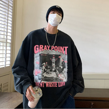 画像をギャラリービューアに読み込む, 男女兼用ス プルオーバー スウェットシャツ オーバーサイズ ルーズ トップ