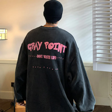 画像をギャラリービューアに読み込む, 男女兼用ス プルオーバー スウェットシャツ オーバーサイズ ルーズ トップ