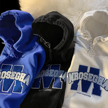 画像をギャラリービューアに読み込む, フード付きセーター韓国風ルーズカジュアルプリントレターセータージャケット