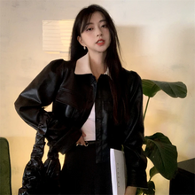 画像をギャラリービューアに読み込む, ショート コート PU カジュアル かわいい