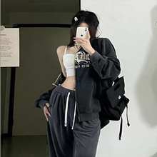 画像をギャラリービューアに読み込む, フード付きジャケット小悪魔の耳付きデザインがとってもキュートなビッグシルエ