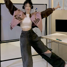 画像をギャラリービューアに読み込む, 韓国ストリート原宿系カジュアルロップド丈 アウター