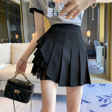 画像をギャラリービューアに読み込む, 韓国っぽハイウエストミニ丈プリーツスカート