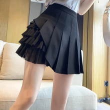 画像をギャラリービューアに読み込む, 韓国っぽハイウエストミニ丈プリーツスカート