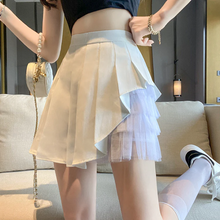 画像をギャラリービューアに読み込む, 韓国っぽハイウエストミニ丈プリーツスカート