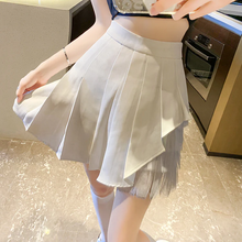 画像をギャラリービューアに読み込む, 韓国っぽハイウエストミニ丈プリーツスカート
