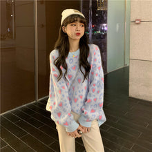 画像をギャラリービューアに読み込む, 防寒防風ゆったりシンプルトップスニットセーター韓国風 秋冬レデイーズ