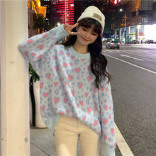 画像をギャラリービューアに読み込む, 防寒防風ゆったりシンプルトップスニットセーター韓国風 秋冬レデイーズ