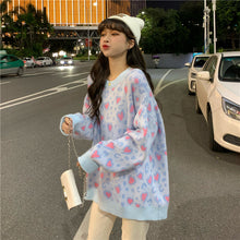 画像をギャラリービューアに読み込む, 防寒防風ゆったりシンプルトップスニットセーター韓国風 秋冬レデイーズ