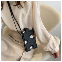 画像をギャラリービューアに読み込む, パズルモチーフスマホショルダースマホケース可愛いiphone ケース