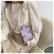 画像をギャラリービューアに読み込む, パズルモチーフスマホショルダースマホケース可愛いiphone ケース