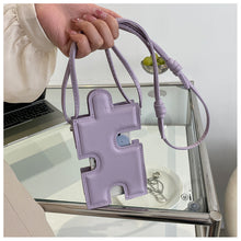 画像をギャラリービューアに読み込む, パズルモチーフスマホショルダースマホケース可愛いiphone ケース