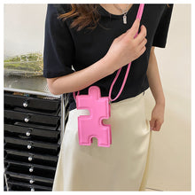 画像をギャラリービューアに読み込む, パズルモチーフスマホショルダースマホケース可愛いiphone ケース