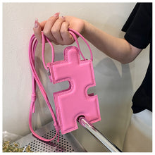 画像をギャラリービューアに読み込む, パズルモチーフスマホショルダースマホケース可愛いiphone ケース