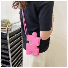 画像をギャラリービューアに読み込む, パズルモチーフスマホショルダースマホケース可愛いiphone ケース