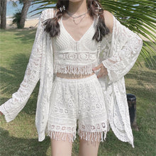 画像をギャラリービューアに読み込む, 3点セットアップ水着タンキニ 日焼け対策気質通勤レデイーズ