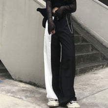 画像をギャラリービューアに読み込む, ストリート系かっこいい切り替えロングパンツダンスパンツ