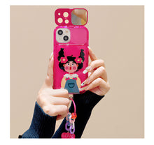 画像をギャラリービューアに読み込む, 韓国系ins可愛い スマホケース iPhoneケースぷるんとした見た目がおしゃれマホケースアイフォンケースiPhone 14ケース iPhone 13 ケース 鏡付き携帯ケース