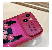 画像をギャラリービューアに読み込む, 韓国系ins可愛い スマホケース iPhoneケースぷるんとした見た目がおしゃれマホケースアイフォンケースiPhone 14ケース iPhone 13 ケース 鏡付き携帯ケース