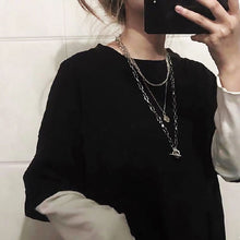 画像をギャラリービューアに読み込む, ネックレス チェーン 原宿系 韓国系 個性的