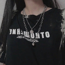 画像をギャラリービューアに読み込む, ネックレス チェーン 原宿系 韓国系 個性的