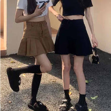 画像をギャラリービューアに読み込む, 韓国っぱプリーツスカートカジュアルミニスカートオシャレスカートレデイーズ気質