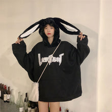 画像をギャラリービューアに読み込む, かわいいラビット耳付きフードパーカーガーリー