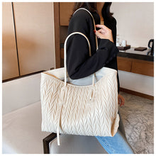 画像をギャラリービューアに読み込む, 大容量トートバッグ PUレザー鞄合皮トート ジップトートレディース OL 通勤