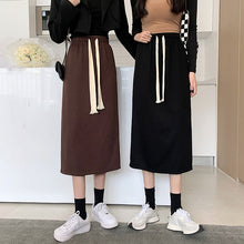 画像をギャラリービューアに読み込む, レトロ合わせやすいオシャレロングスカート通勤ガーリー