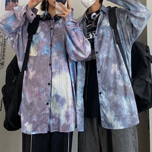 画像をギャラリービューアに読み込む, シャツ 切り替え バイカラーブラウ 個性 トップス原宿系 ダンス服