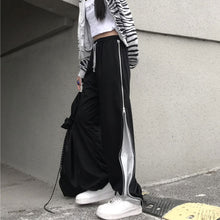 画像をギャラリービューアに読み込む, ジップジャージズボンボトムスロングパンツHIPHOPダンスストリート