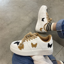 画像をギャラリービューアに読み込む, 歩きやすいラテカラーストリングスニーカーシューズ レディース