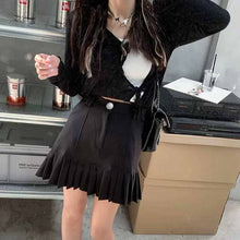 画像をギャラリービューアに読み込む, 新しいプリーツスカートファッション気質ハイウエストオールマッチミニスカート