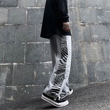 画像をギャラリービューアに読み込む, スウェットパンツ ゼブラ柄 サイドライン