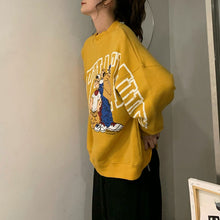 画像をギャラリービューアに読み込む, 可愛いオシャレ漫画カートゥーン プルオーバー パーカーレデイーズ韓国系