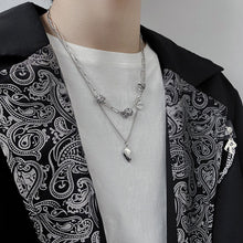 画像をギャラリービューアに読み込む, おしゃれネットペアマグネットハートネックレスセット